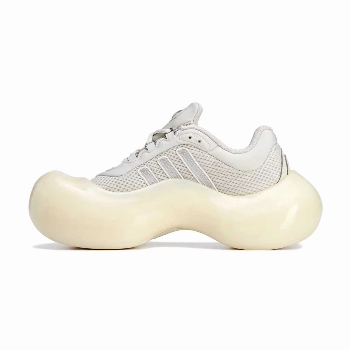   Avavav Moonrubber 'Off White Silver Metallic' Comfort Glide-Step