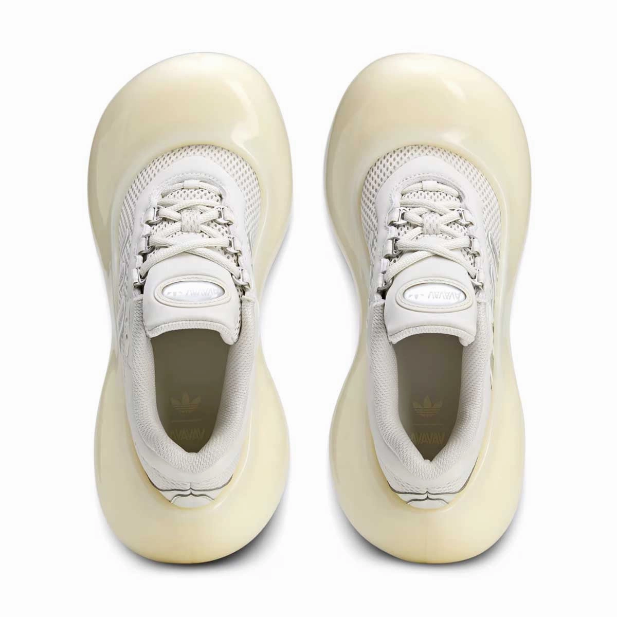   Avavav Moonrubber 'Off White Silver Metallic' Comfort Glide-Step