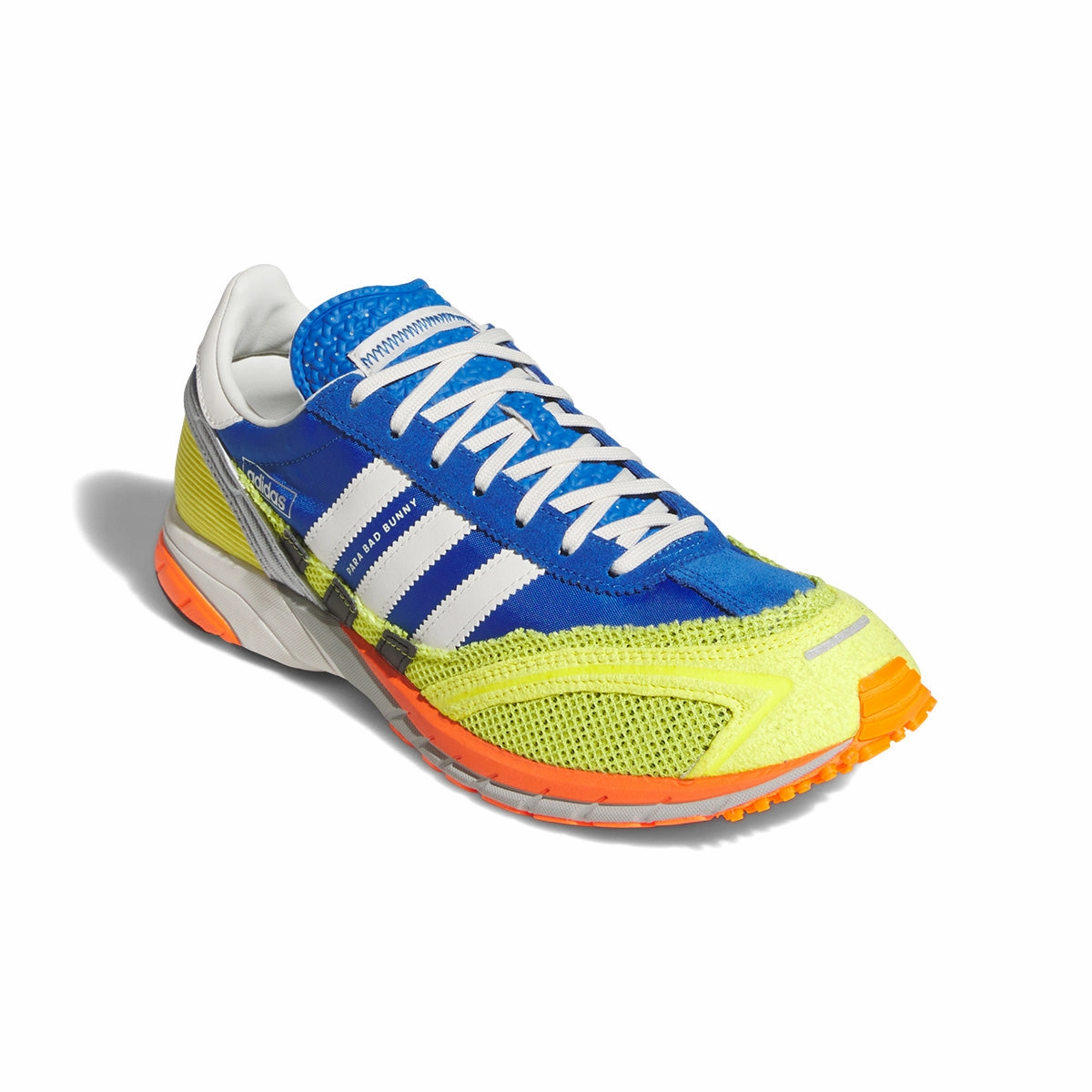   Bad Bunny Adizero SL 72 'Blue Shock Yellow' Modern Flex