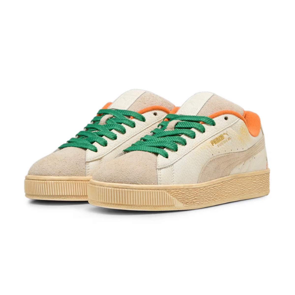   Carrots Suede XL 'Warm White Rickie Orange' Light Step-On