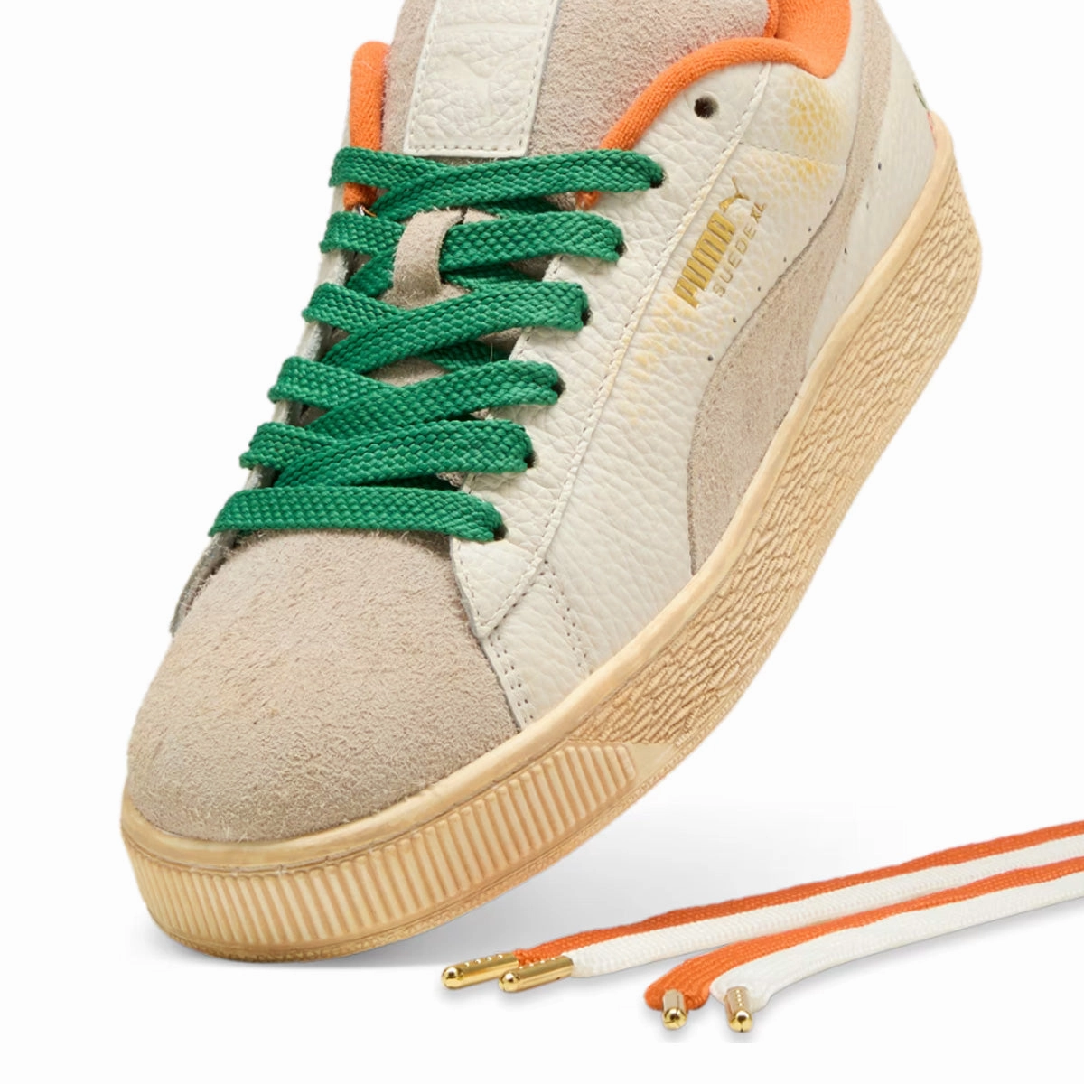   Carrots Suede XL 'Warm White Rickie Orange' Light Step-On