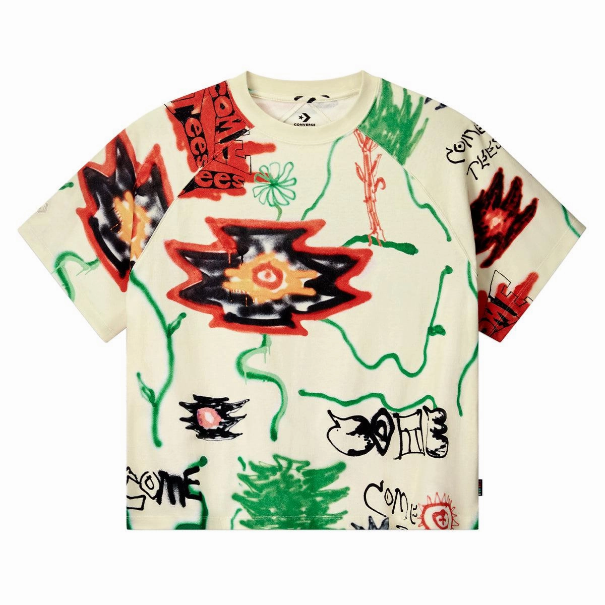   Come Tees Triangle Tee 'Floral' Break Run Anti Slip Sole