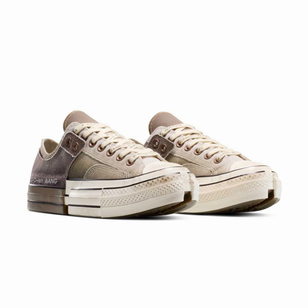   Feng Chen Wang 2-in-1 Chuck 70 Low Top 'Brown Egret' Light Comfort