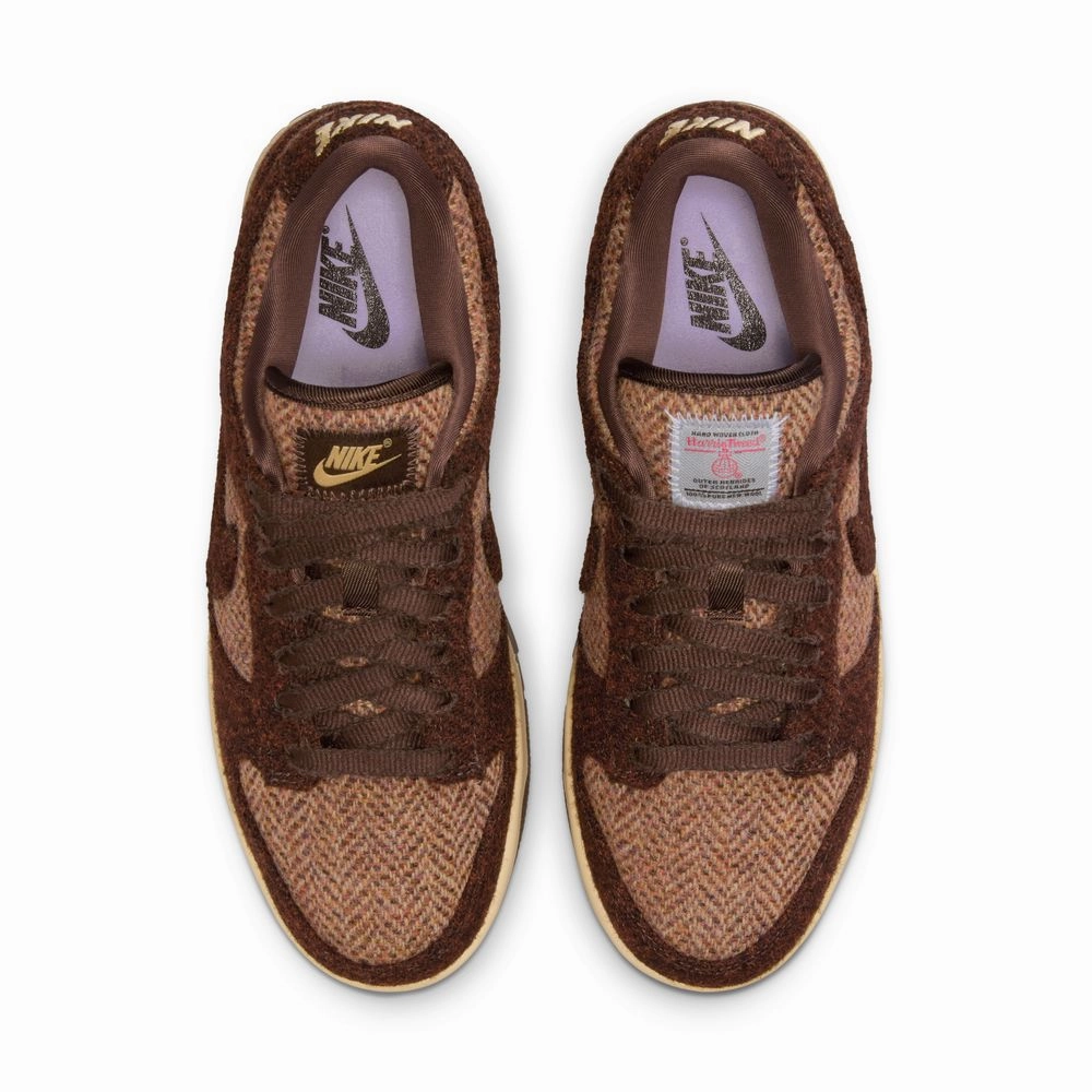   Harris Tweed Wmns Dunk Low 'Sesame Violet Mist' Easy Step Move-Out
