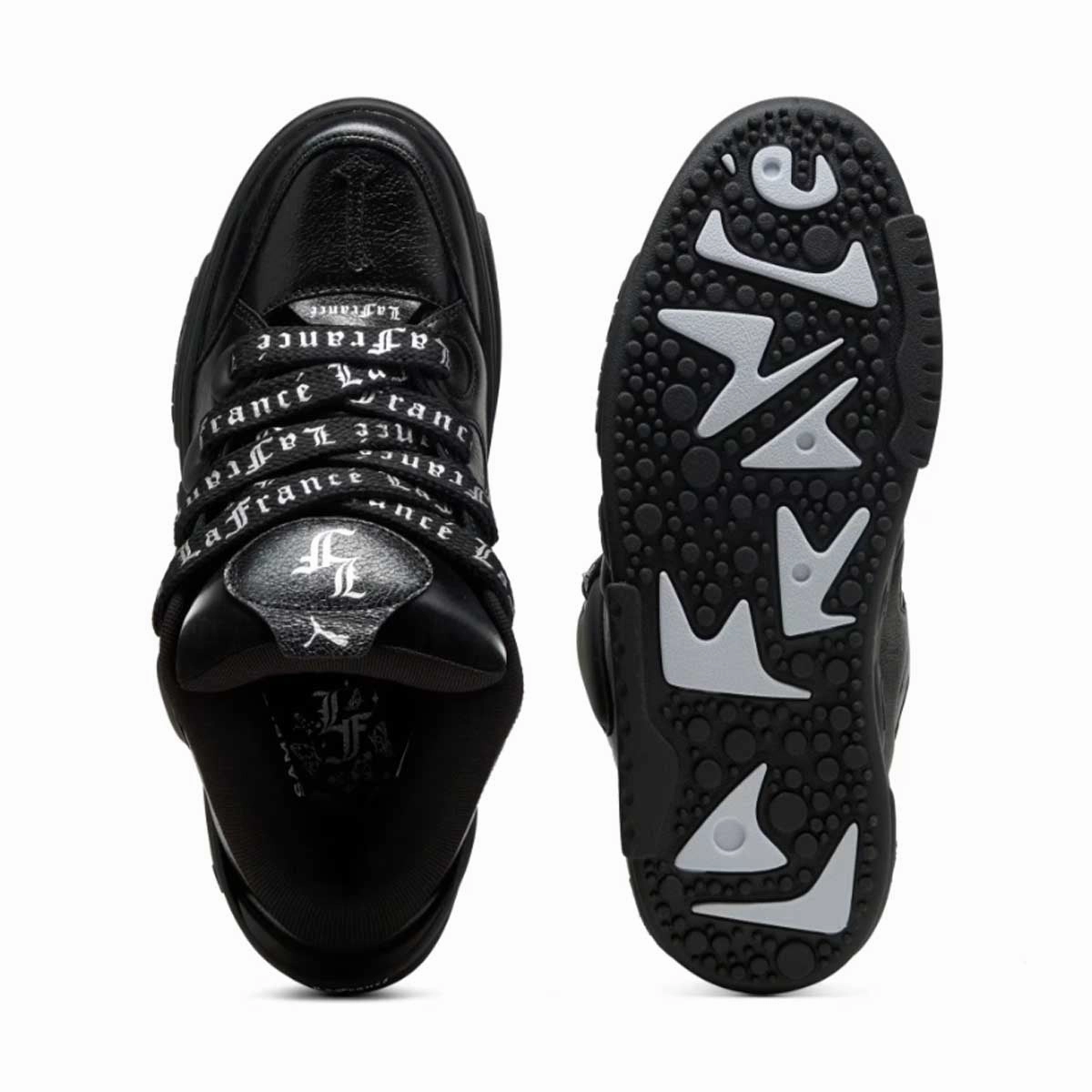   LAMELO BALL LaFranc Black Written in Chrome 'PUMA Black Silver Mist' Soft Step-On Move Layer