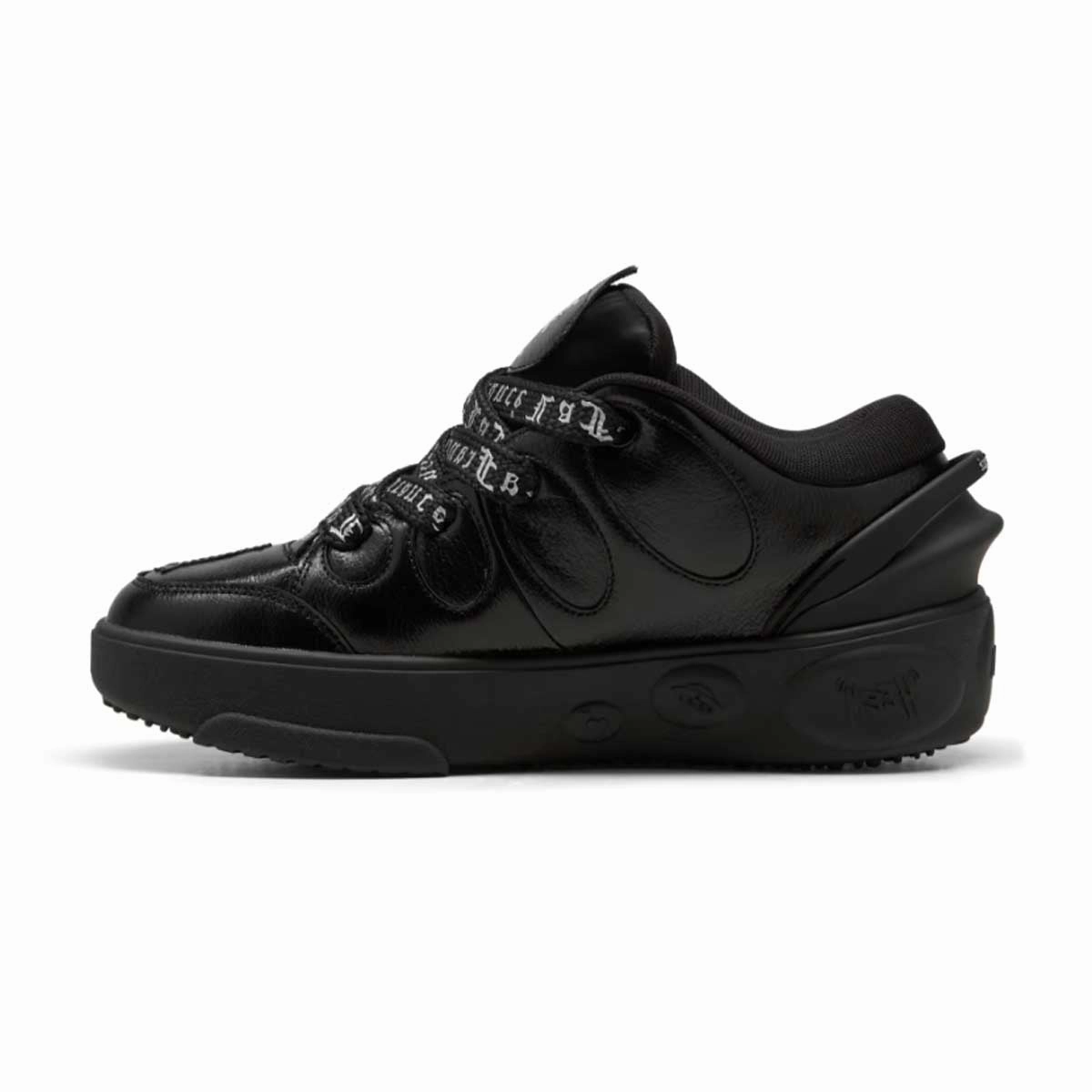   LAMELO BALL LaFranc Black Written in Chrome 'PUMA Black Silver Mist' Soft Step-On Move Layer