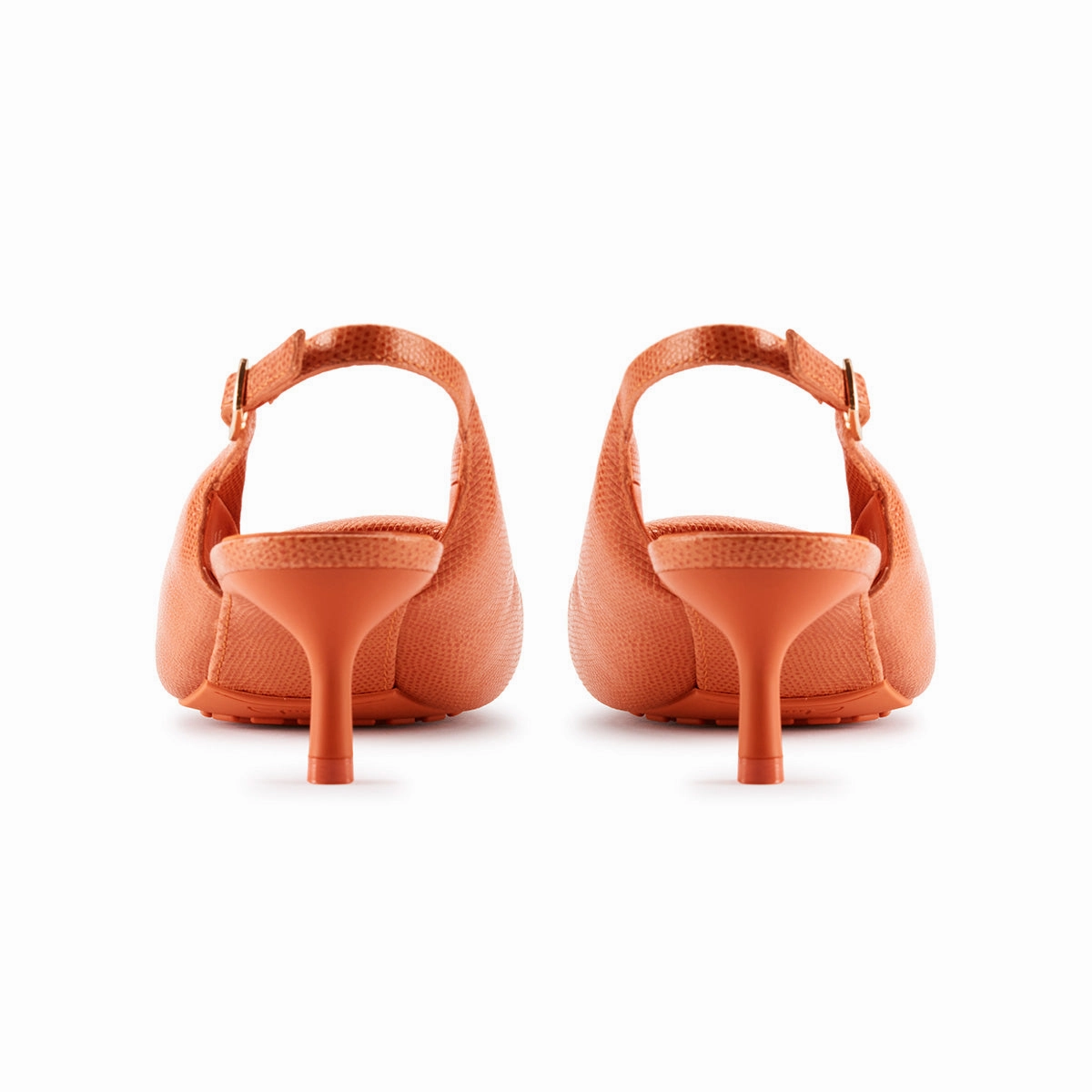   Martine rose Wmns CUR Sling 1 'Orange Interest Leather' Light Motion Step-On Layer