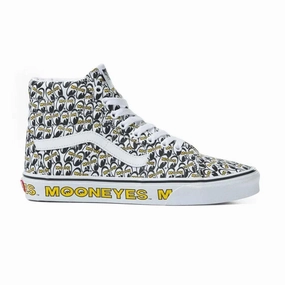 Glow Step   Mooneyes SK8-Hi 'White Yellow'