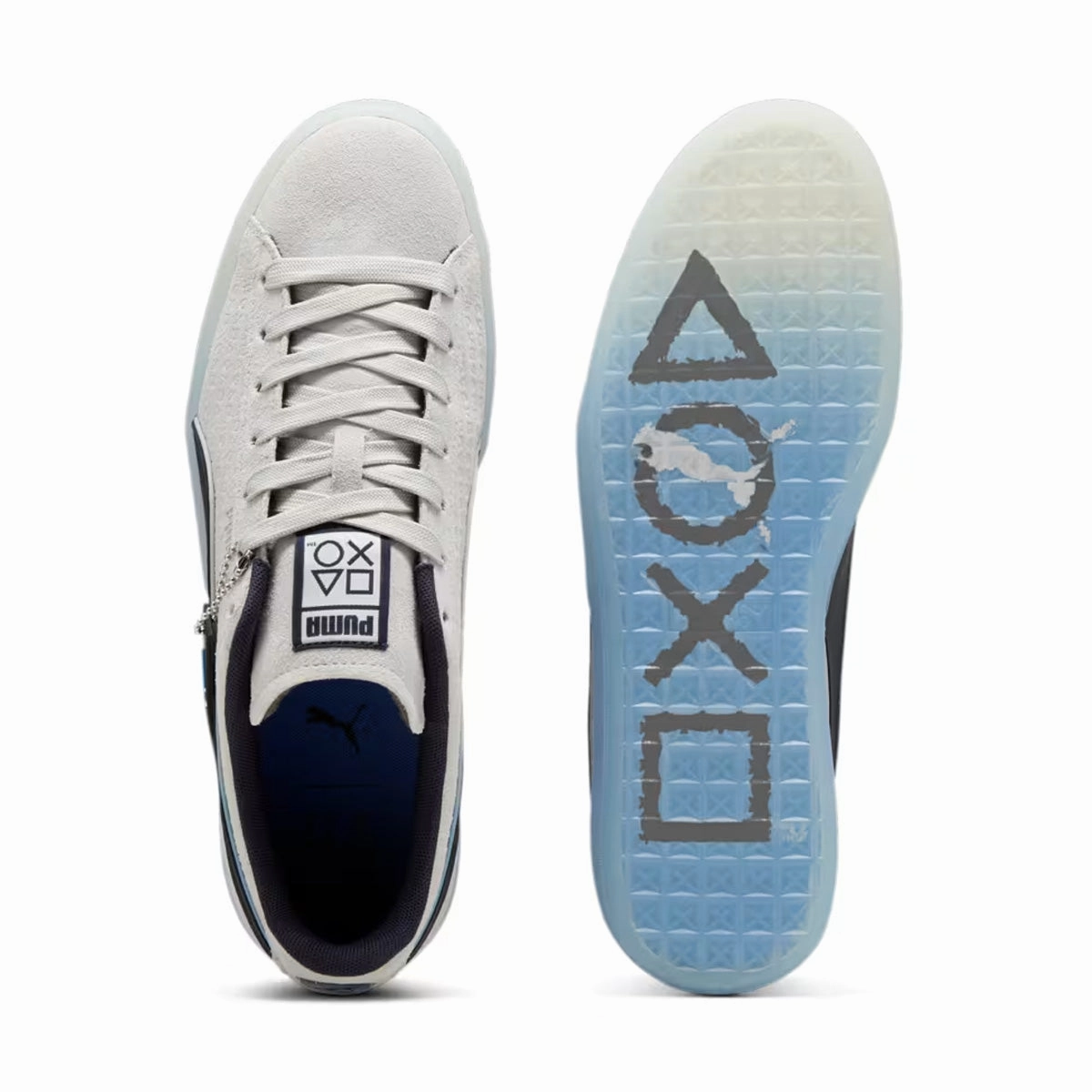   Playstation Suede 'Glacial Gray New Navy' Active Life
