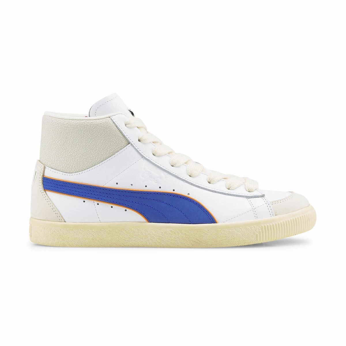 Quick Hike Practical Footwear   Rhuigi Clyde Mid Bball 'White Royal'
