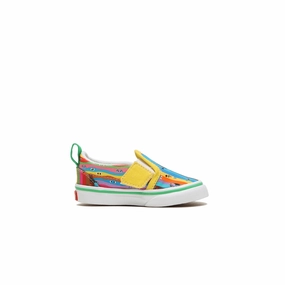   Sesame Street Toddler's Slip-On V 'Multi' Beach Friendly Timeless Footwear