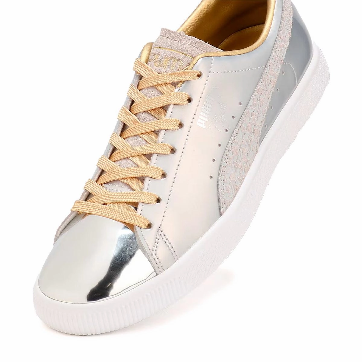   Sorayama Clyde 'Silver Gold' Active Step