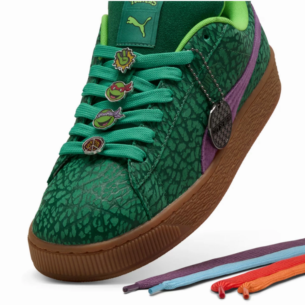   Teenage Mutant Ninja Turtles Suede XL 'Vine Gum' Bold Path