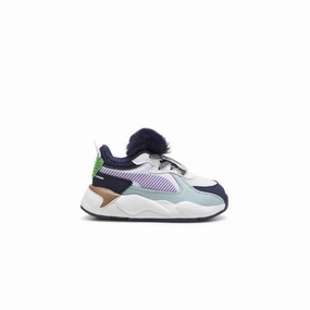   Trolls Toddlers RS-X 'White Ultraviolet' Kids Pick Farm Step