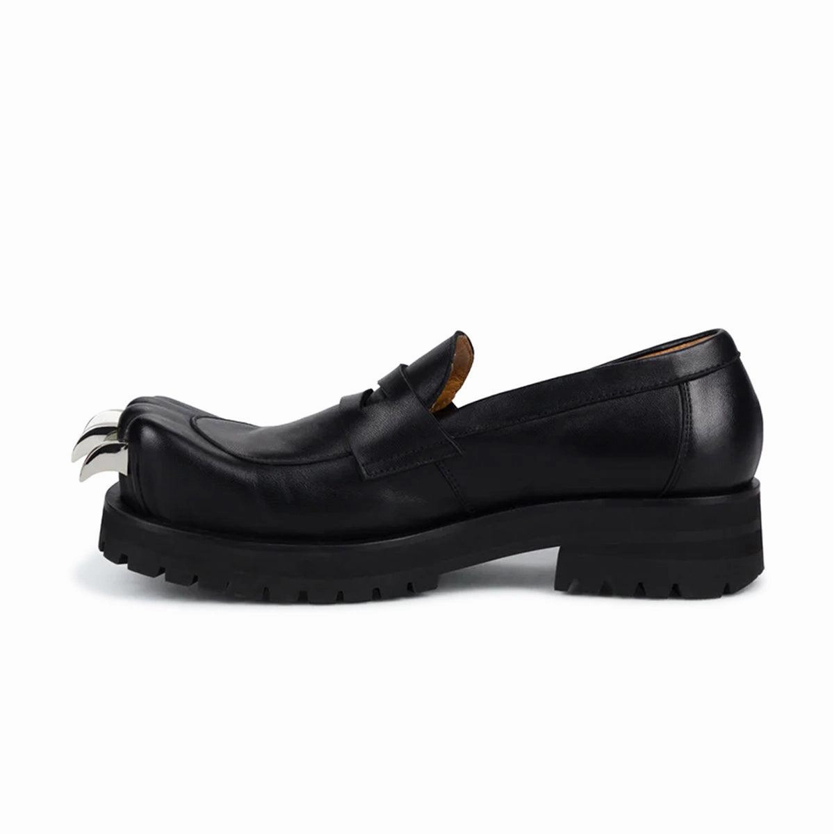Active Glide Step-On Layer Leather Moccasin Moggies 'Black'