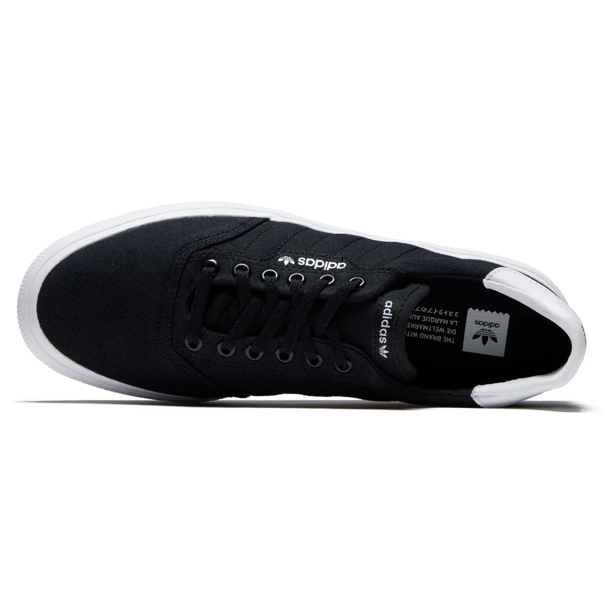 Adidas 3MC Shoes - Core Black/Core Black/White Heel Support