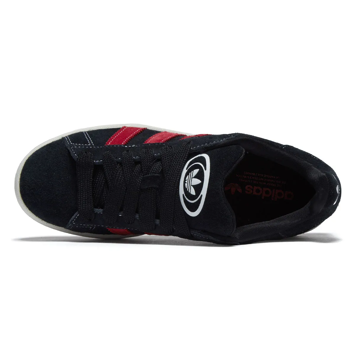 Adidas Campus 00s Shoes - Core Black/Team Victory Red/Off White Light Bounce