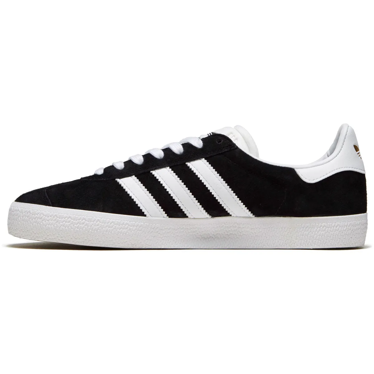 Adidas Gazelle Adv Shoes - Core Black/White/Gold Metallic Air Walk