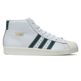 Style Flex Dynamic Speed Adidas Pro Model 80 ADV Shoes - Crystal White/Core Green/Off White