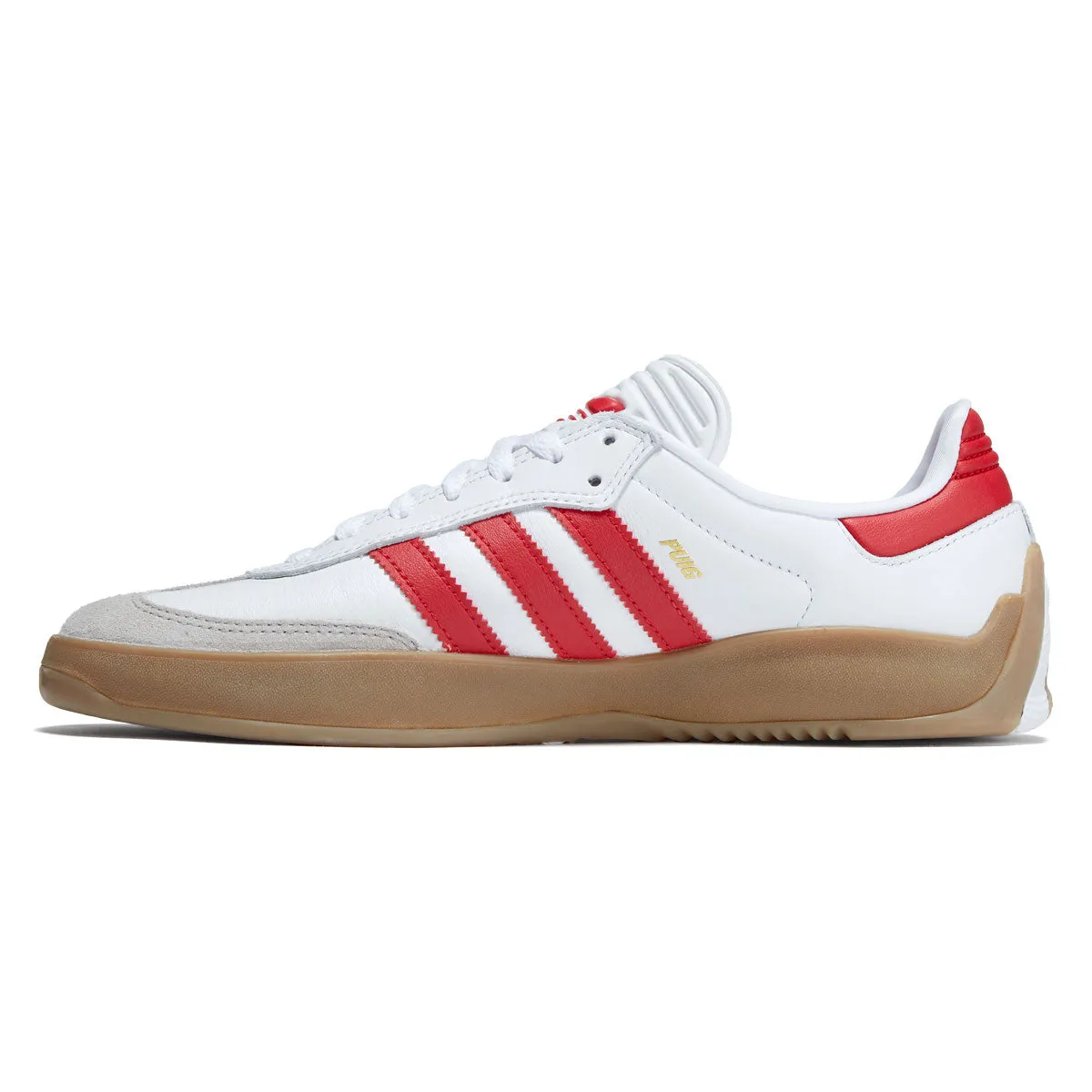 Adidas Puig Samba Shoes - Ftwr White/Better Scarlet/Gum Grip Elite