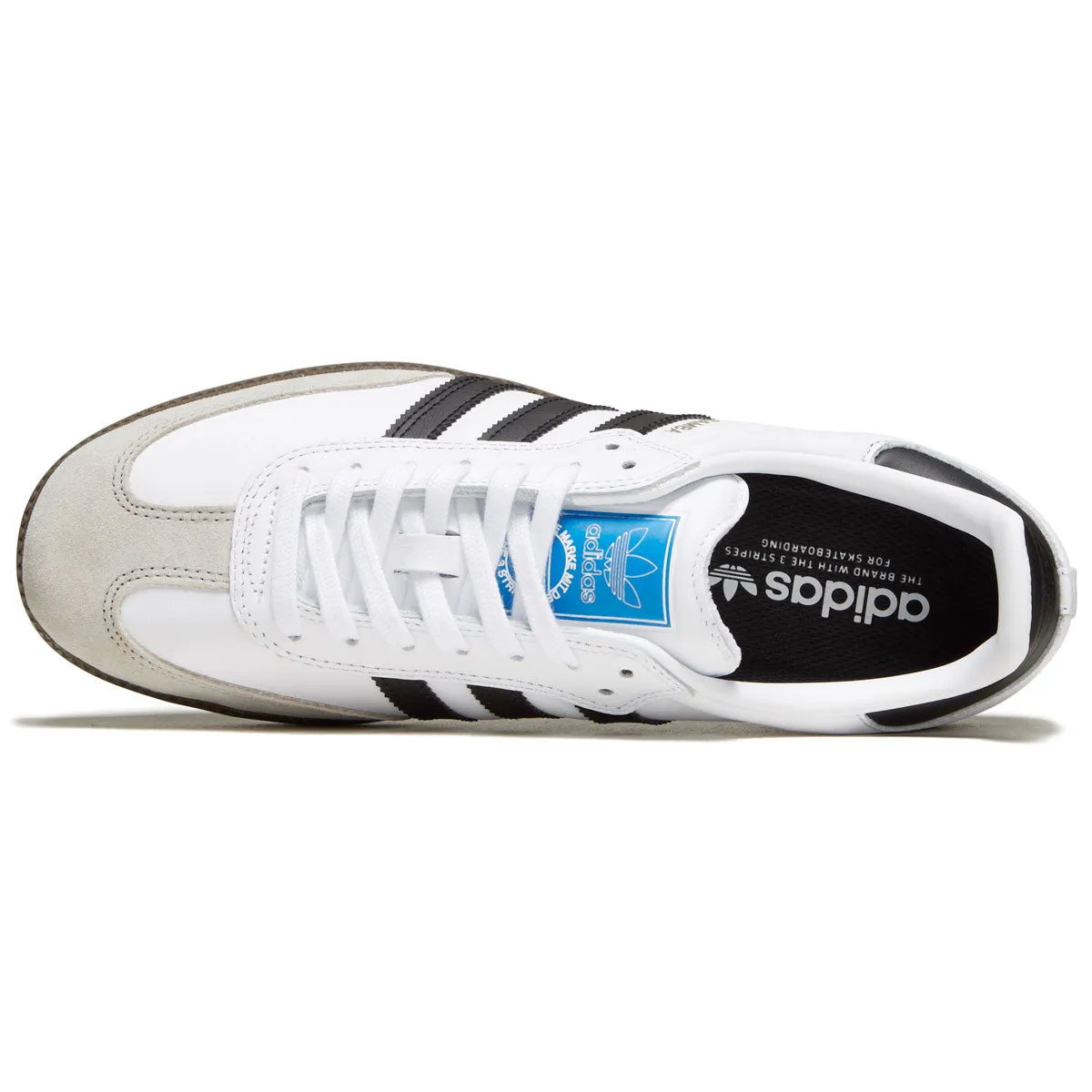 Adidas Samba Adv Shoes - White/Core Black/Gum Street Wear