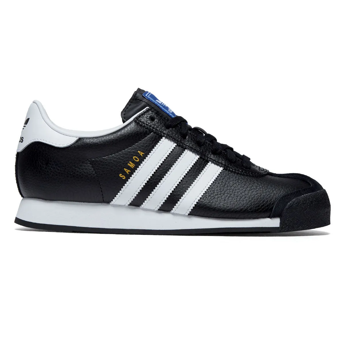 Adidas Samoa Shoes - Core Black/Ftwr White/Gold Metallic Signature Style Sporty lining