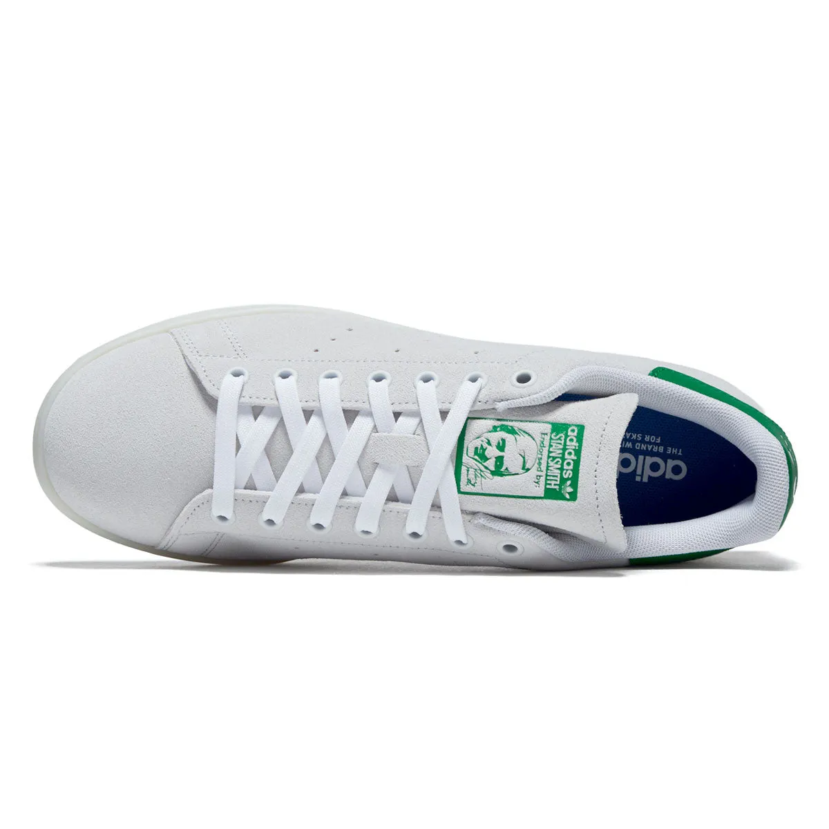 Adidas Stan Smith ADV Shoes - Ftwr White/Green/Ftwr White Classic Look