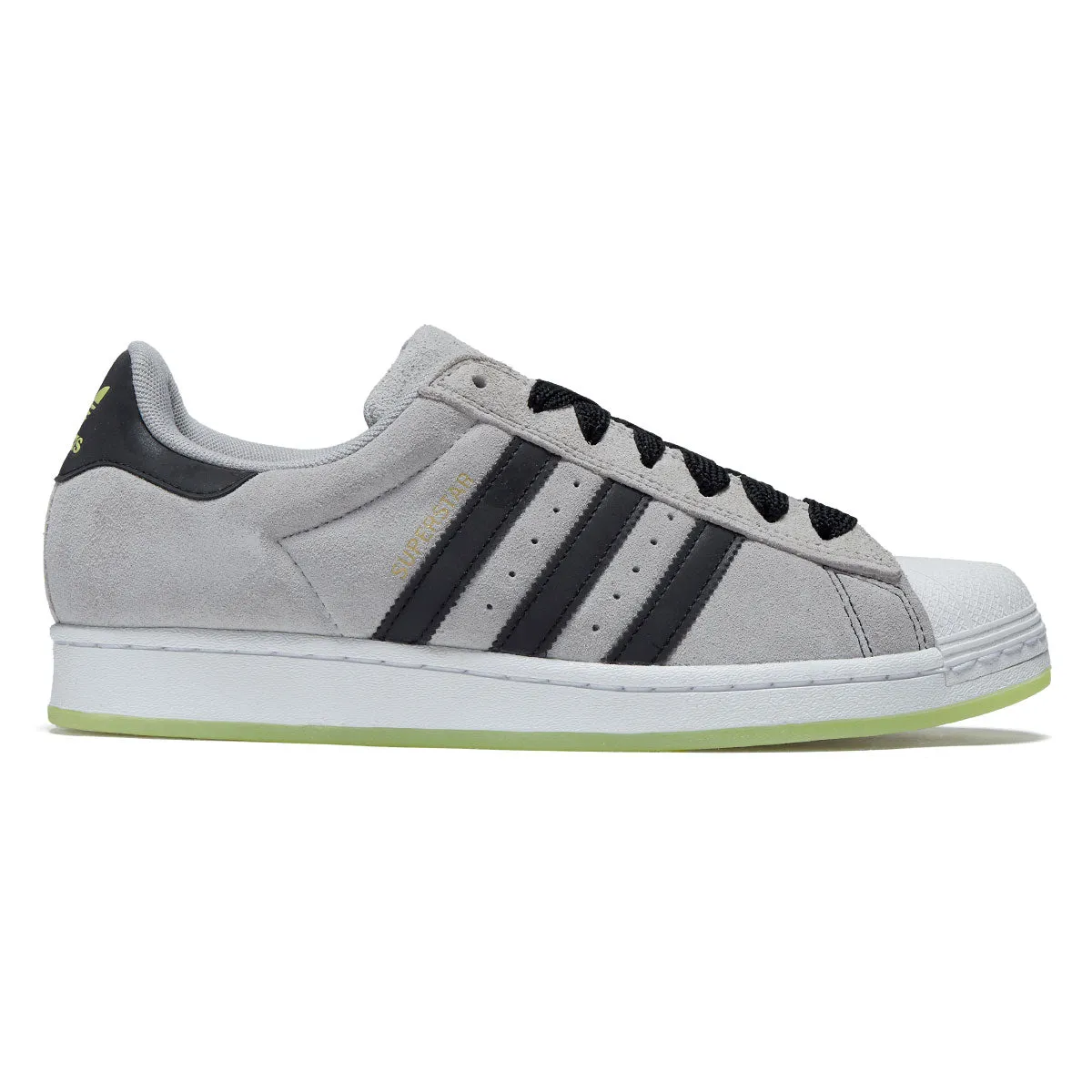 Adidas Superstar ADV Shoes - Grey/Core Black/Gold Metallic Quick Drive