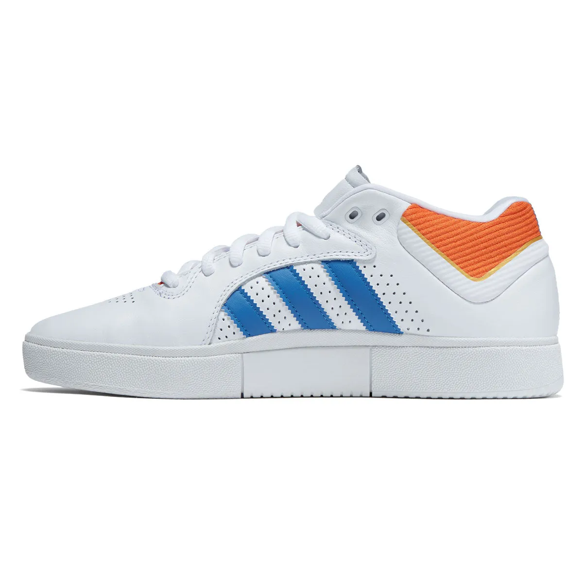Adidas Tyshawn Shoes - Ftwr White/Orange/Bluebird Sport Fit