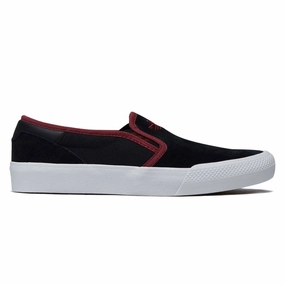 No Lace Adidas Shmoofoil Slip On Shoes - Core Black/Red/Ftwr White