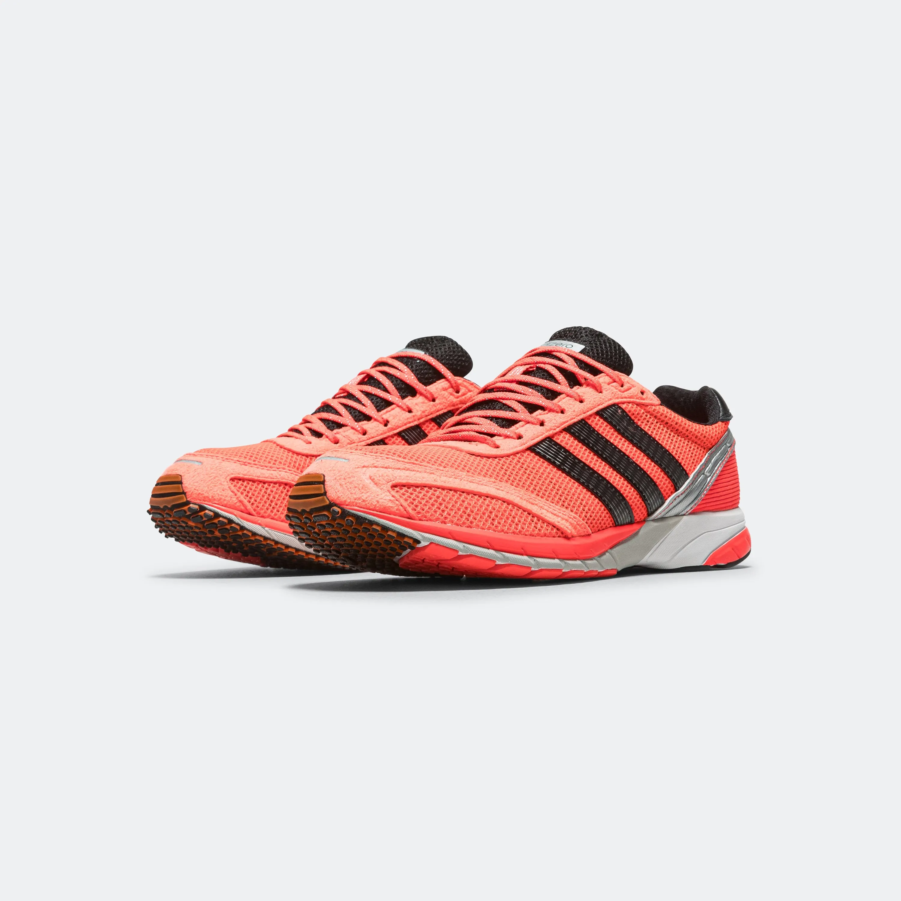 Adizero Adios OG - Footwear White/Solar Red-Core Black Sleek Profile Boost