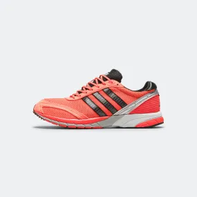 Cushioned Design Adizero Adios OG - Footwear White/Solar Red-Core Black