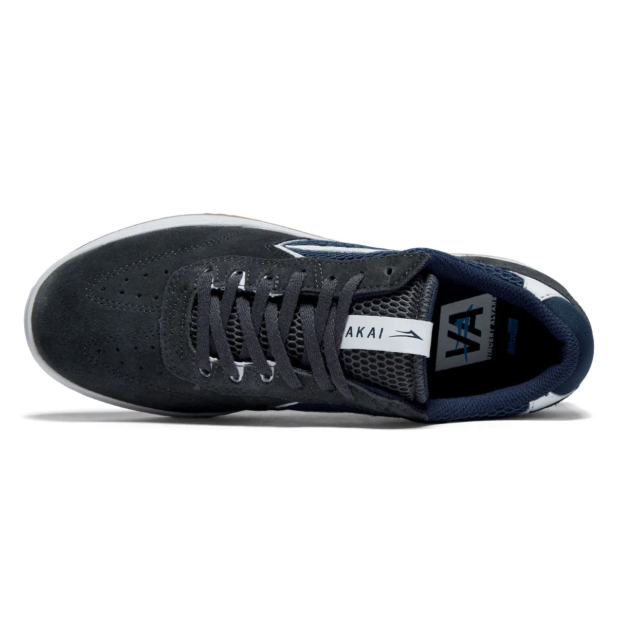 Air Force Lakai Atlantic Shoes - Charcoal/Navy Suede
