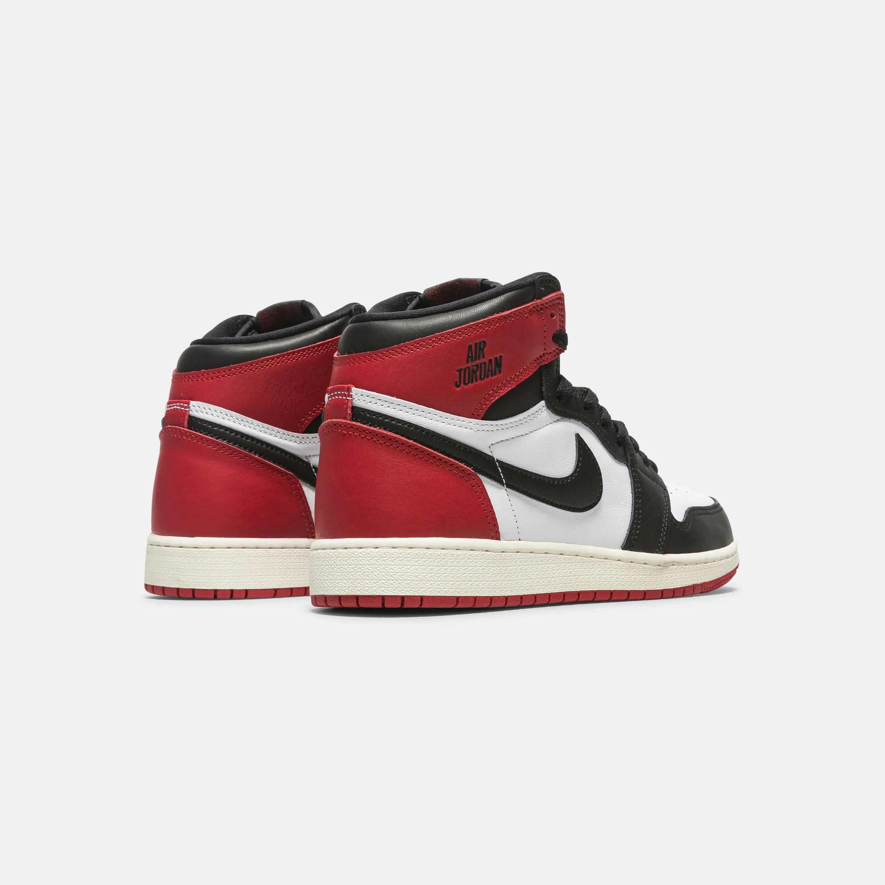 Air Jordan 1 Retro High OG (GS) - White/Black-Varsity Red-Sail high-end