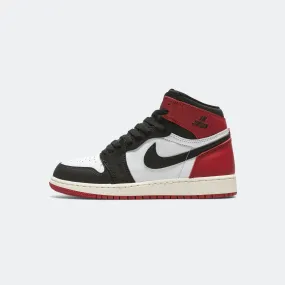 Air Jordan 1 Retro High OG (GS) - White/Black-Varsity Red-Sail Flex Fit Flexible Motion
