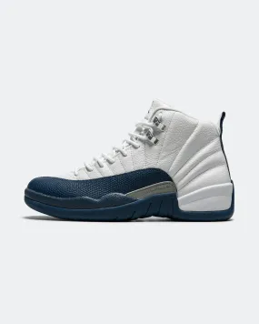Air Jordan 12 Retro - White/French Blue-Metallic Silver Air Circulation