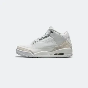 City Step Air Jordan 3 Retro - White/White-Metallic Silver