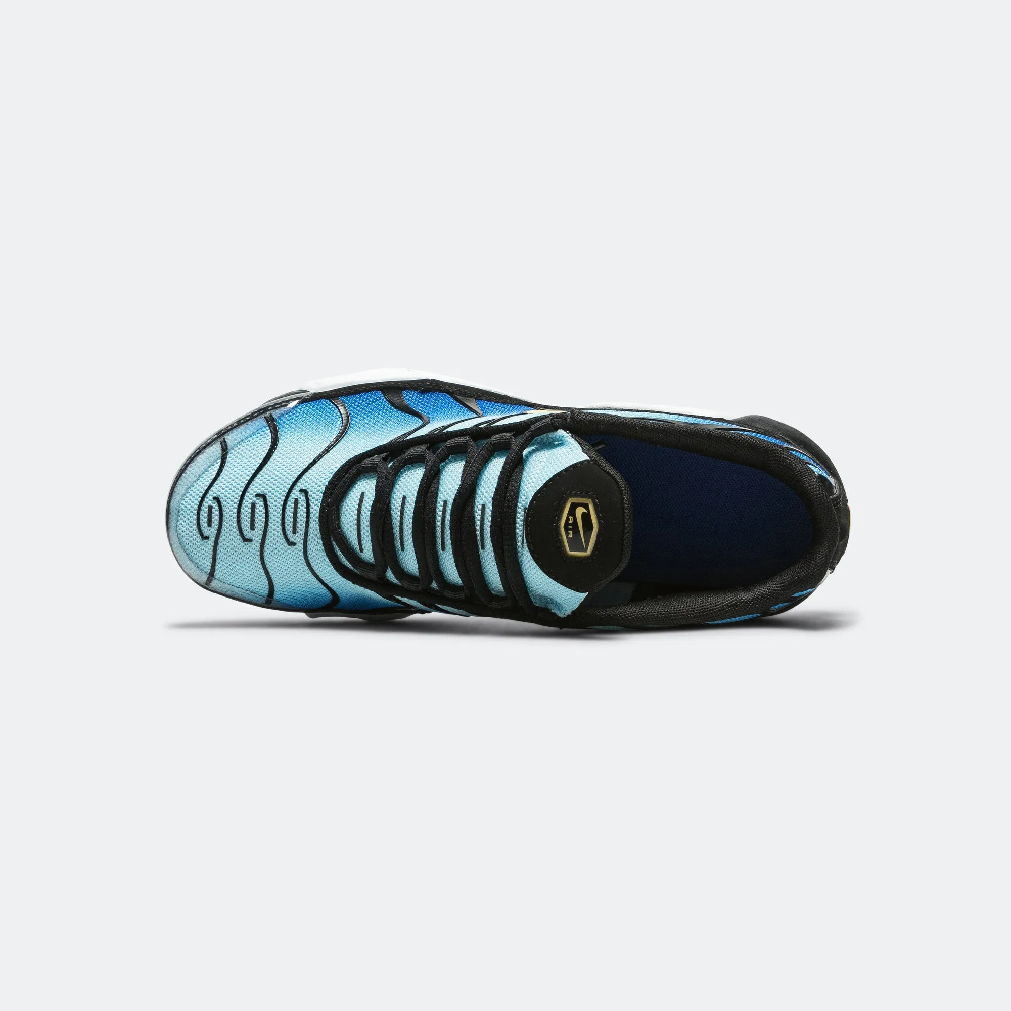Air Max Plus (GS) - Black/Chamois-Sky Blue-Hyper Blue Perfectly cushioned