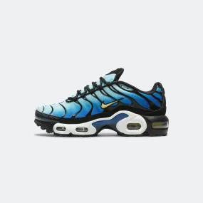 Air Max Plus (GS) - Black/Chamois-Sky Blue-Hyper Blue Padded Tongue