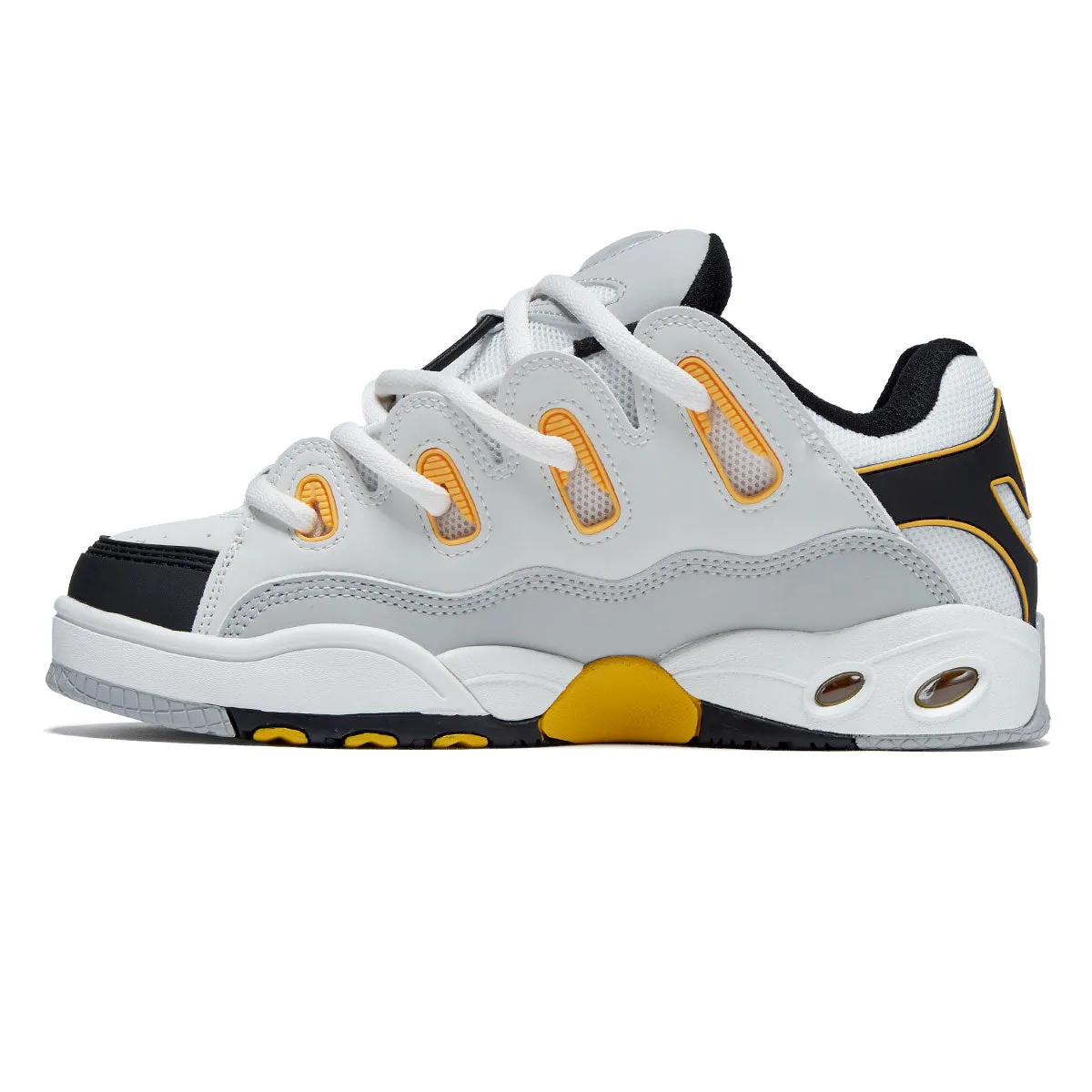 Air Pace Osiris D3 OG Shoes - White/Grey/Yellow