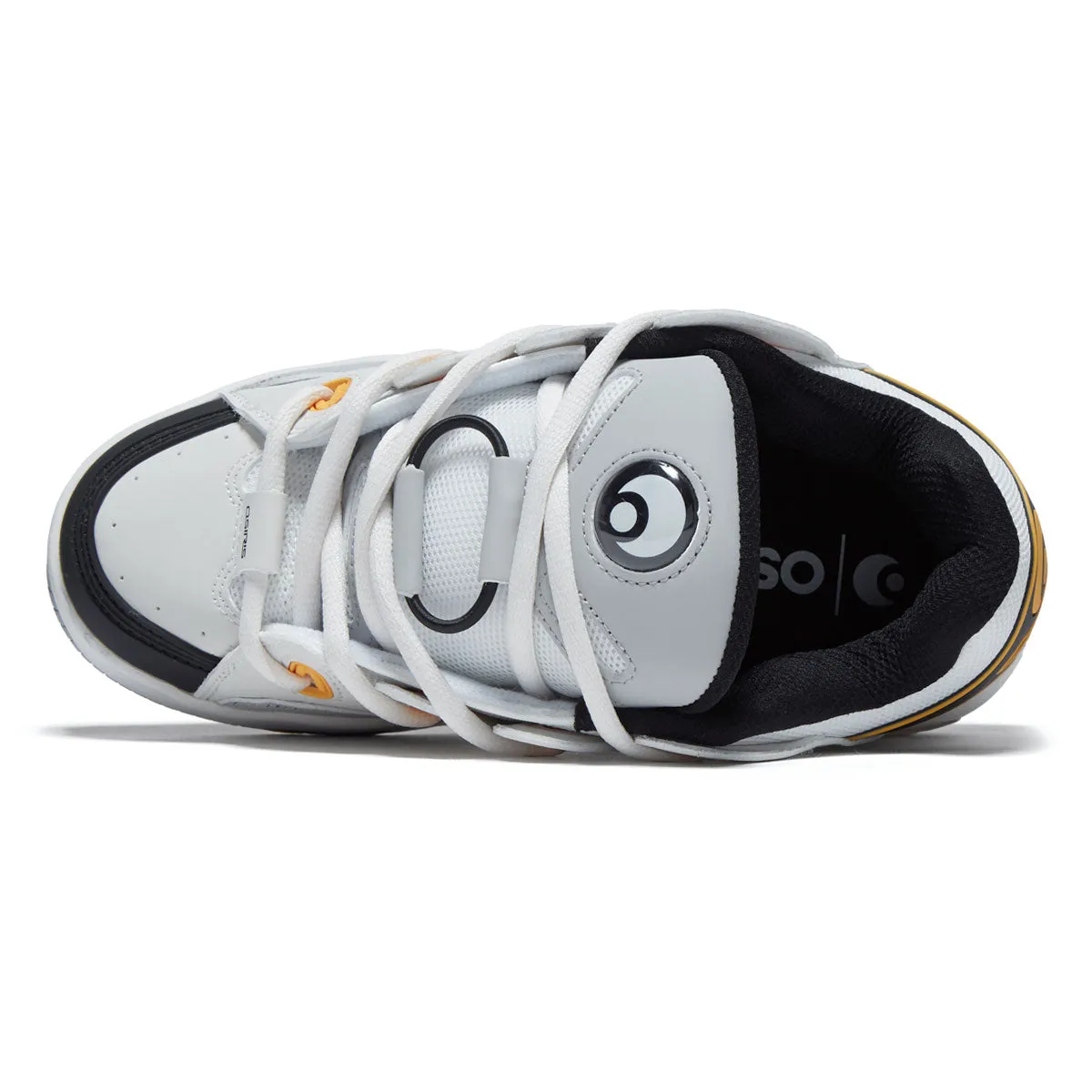 Air Pace Osiris D3 OG Shoes - White/Grey/Yellow