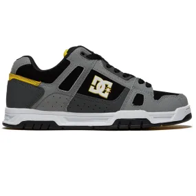 DC Stag Shoes - Grey/Yellow Fast Ride Fit