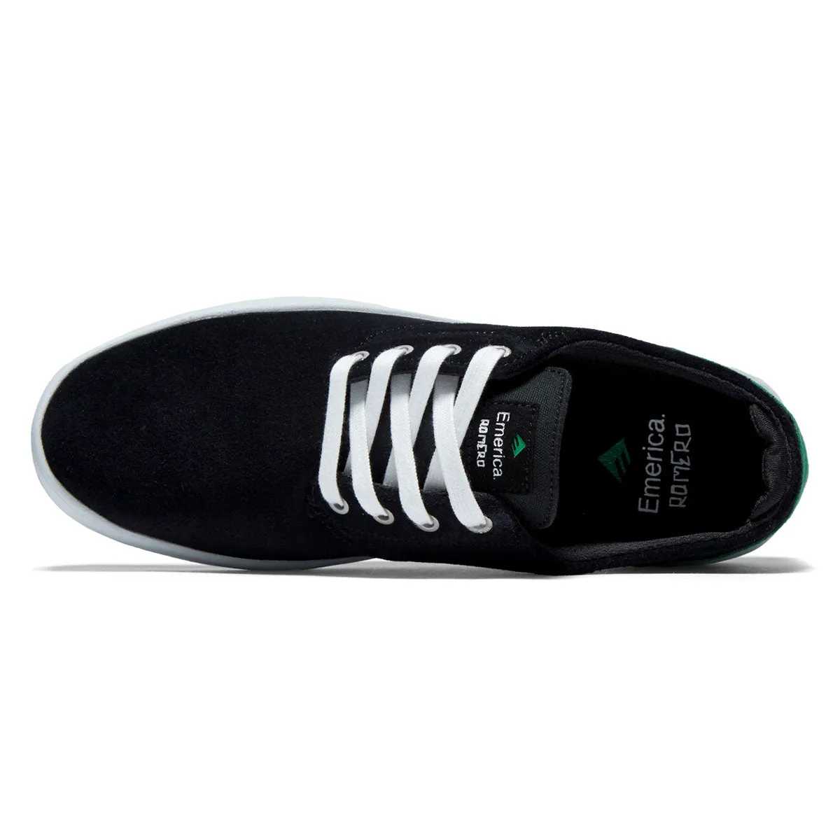 Air Zone Emerica Romero Laced Shoes - Black/Green/White