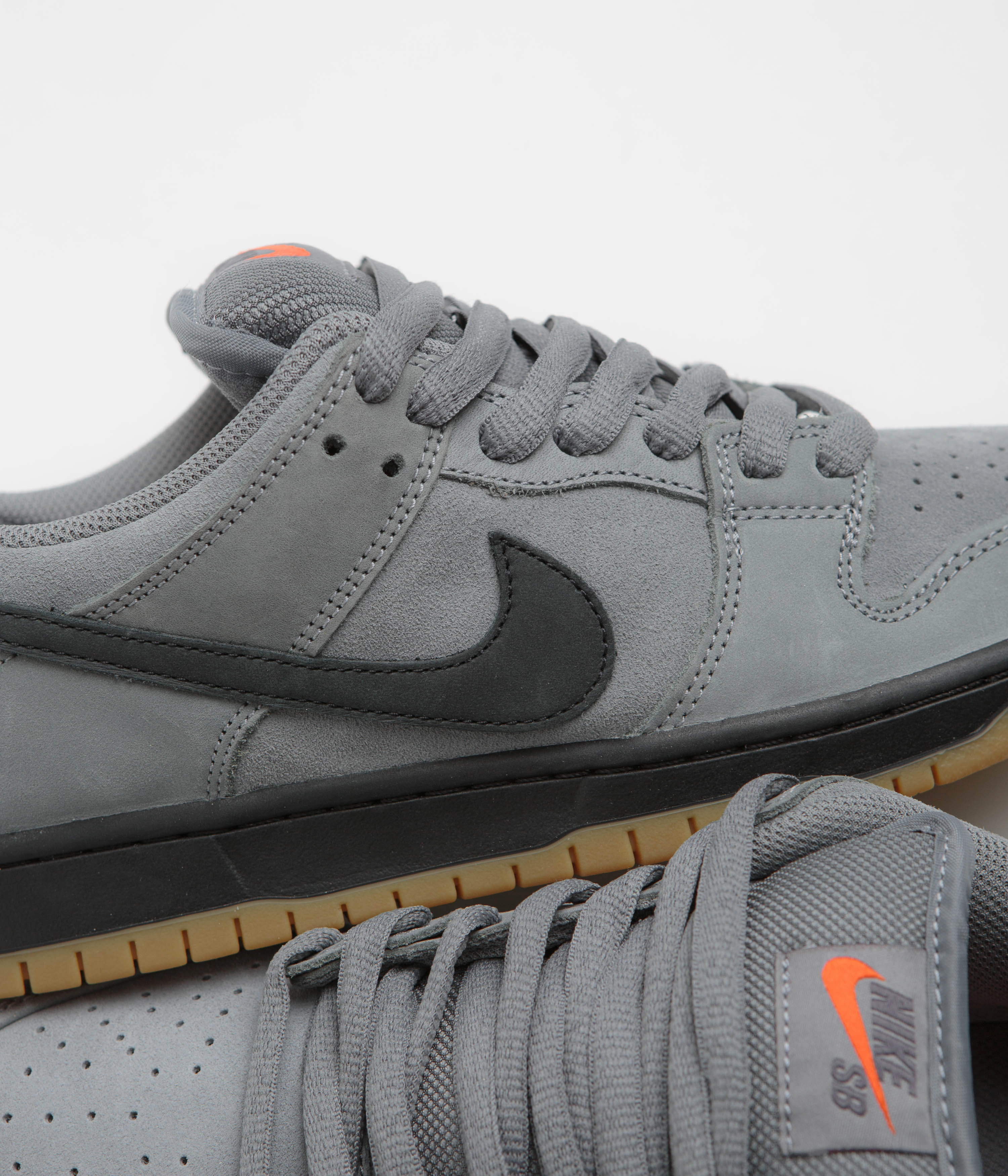 Air - circulation Nike SB Orange Label Dunk Low Pro Shoes - Cool Grey / Black - Cool Grey - Dark Grey