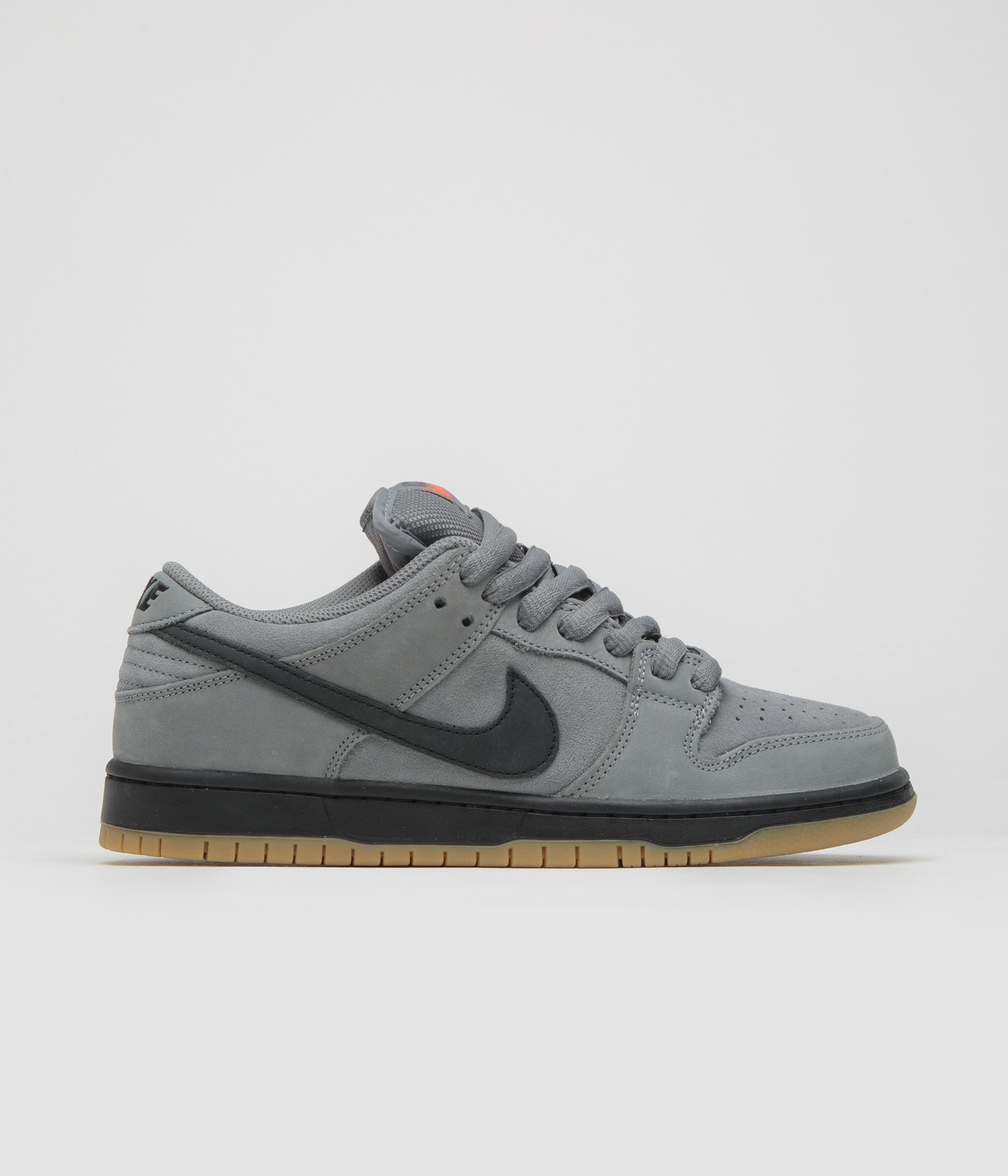 Nike SB Orange Label Dunk Low Pro Shoes - Cool Grey / Black - Cool Grey - Dark Grey sports competition running gear