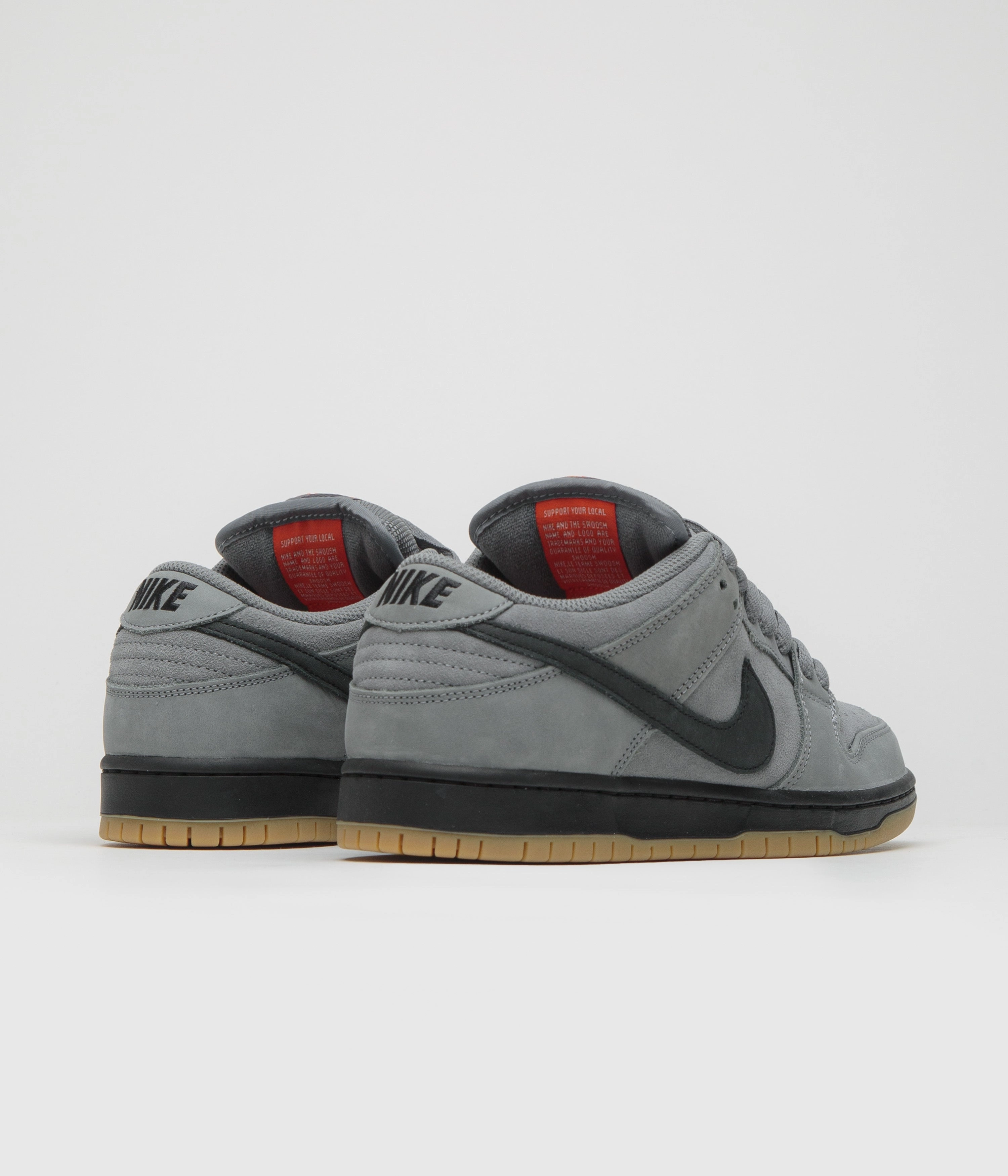 Air - circulation Nike SB Orange Label Dunk Low Pro Shoes - Cool Grey / Black - Cool Grey - Dark Grey