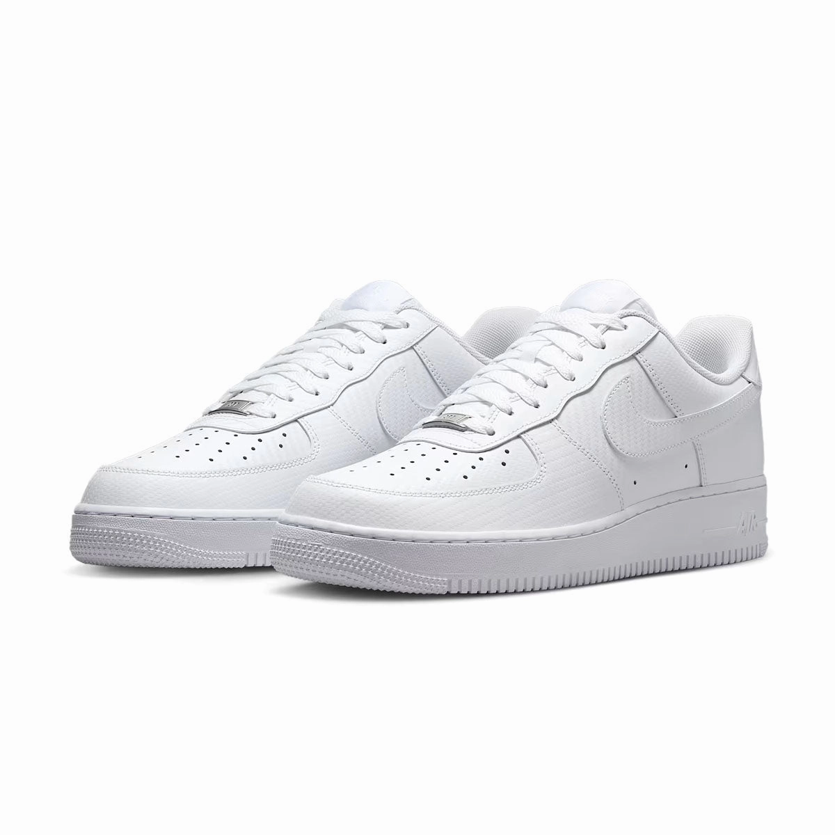 AIR FORCE 1 '07 'White Carbon Fibre' Sporty Look