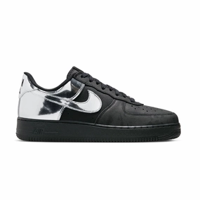 Multi-functional durability Air Force 1 Low 'Black Metallic Silver'