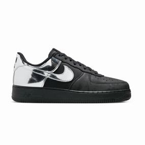 Luxe cushioning Air Force 1 Low 'Black Metallic Silver'