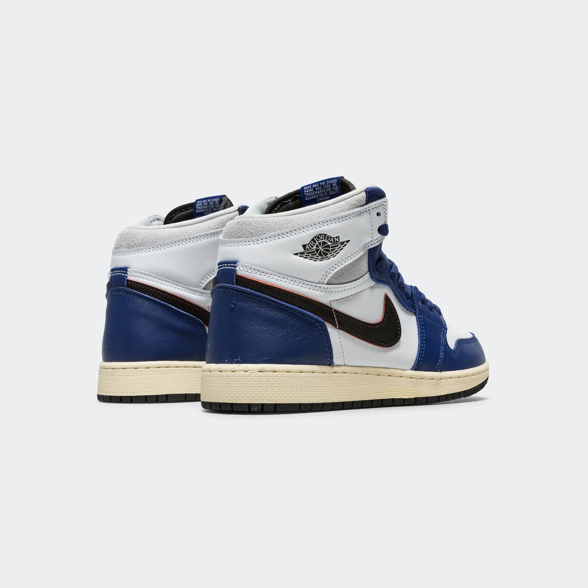 Air Jordan 1 High OG RMSTD (GS) - White/Black-Neutral Grey Secure look